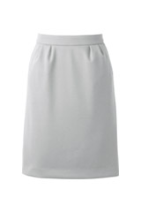 【全3色】セミタイトスカート（静電気防止・ヘリンボーンニット）