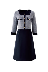 【全2色】ワンピース（エタンセルツイード）