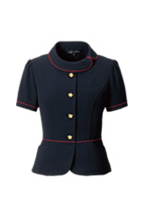 【プレシャスラインシリーズ】全1色・半袖サマージャケット（ファインカルゼ）