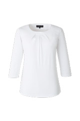 【全2色】七分袖カットソー（ストレッチスムース）