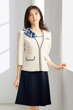 【全1色】ジャケット（ニット素材・防汚）