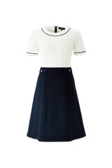 【全2色】ワンピース（半袖・2WAYストレッチ・防汚加工・透け防止）