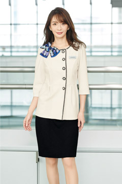 【全1色】ソフトジャケット（ニット素材・防汚）