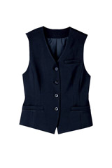 【全2色】ベスト（ストレッチカルゼ/背ベルト調節可能）