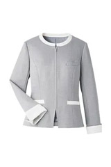 【全3色】ジャケット（静電気防止・消臭・ストレッチ/ヘリンボーンニット）