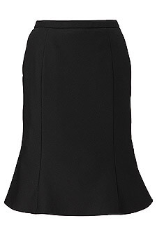 【全2色】マーメイドラインスカート（ストレッチ・美スラッとSuits2）