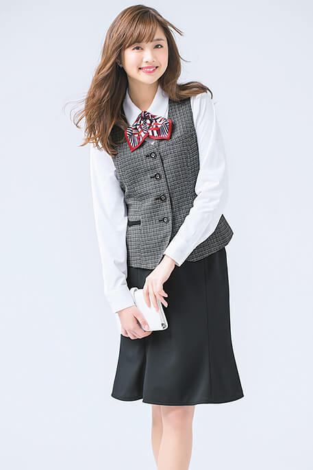 【全3色】ベスト（ツイーディーチェック/調整ベルト・大容量両脇ポケット）