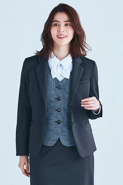 【全3色】ベスト（ツイーディーチェック/調整ベルト・大容量両脇ポケット）