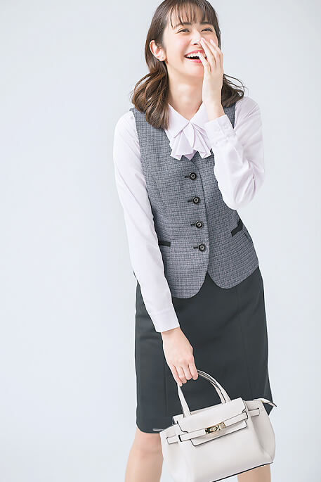 【全3色】ベスト（ツイーディーチェック/調整ベルト・大容量両脇ポケット）