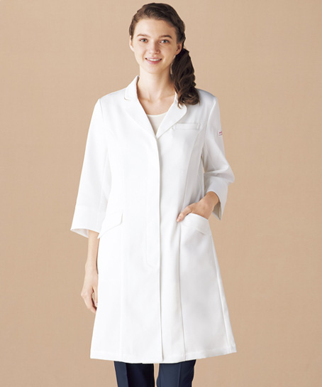 【MICHEL KLEIN】全1色・ミッシェルクラン ドクターコート（レディース）