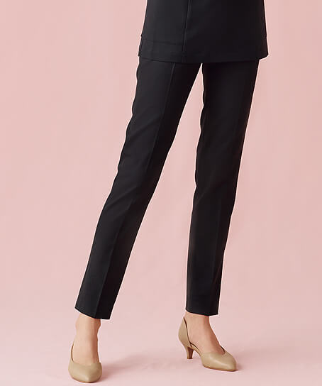 【MICHEL KLEIN】全4色・ミッシェルクラン　パンツ（透け防止・ストレッチ・レディース）