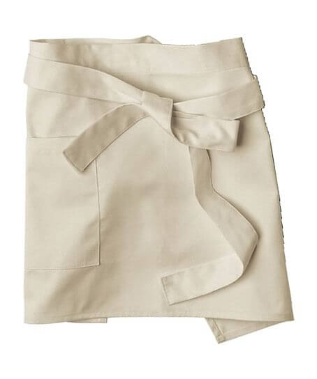 【WEB限定セール】【8色】ショートエプロン（丈：35cm・男女兼用）