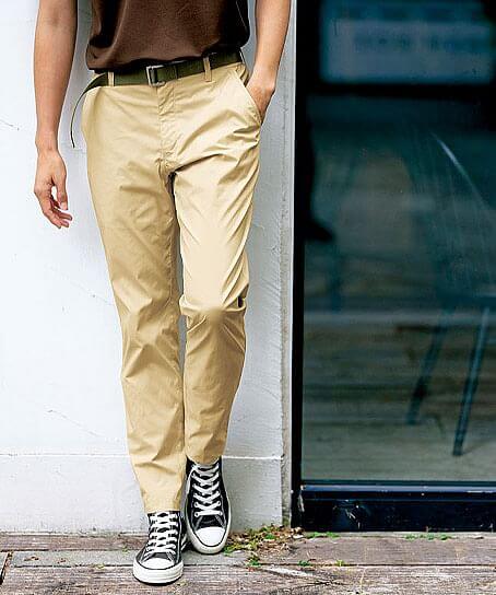 【WEB限定セール】【全4色】ストレッチパンツ（脇ゴム・帯電防止・メンズ）