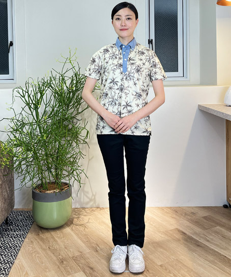 【全2色】アロハプリントポロシャツ（アロハ柄）