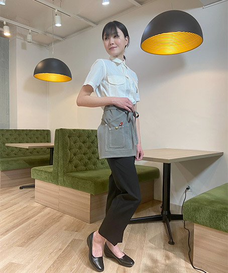 【Lee】全2色・レディスシャンブレー半袖シャツ（ストレッチ）