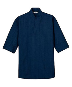 【全5色】和風シャツ（Ｖネック・男女兼用・HACCP対応）