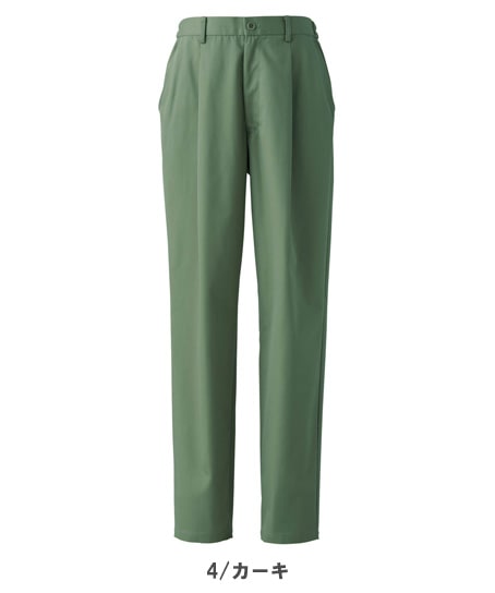 【全4色】チノパンツ（制電・ストレッチ・脇ゴム入り/男女兼用）
