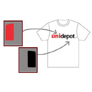 色ごとにプリント